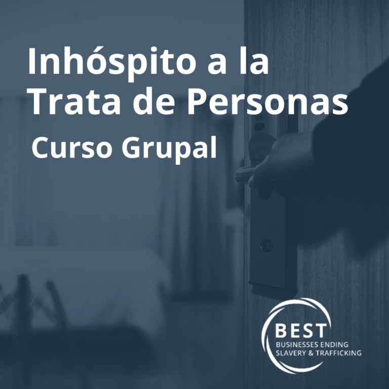 Inhospitable to Human Trafficking – Group Course (Spanish)